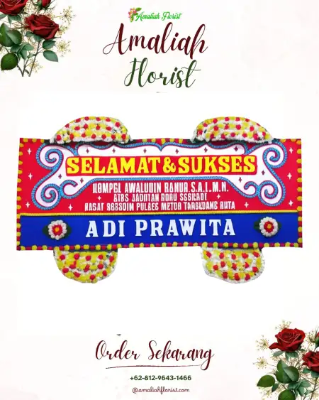 Papan Bunga Ucapan Selamat Pelawad